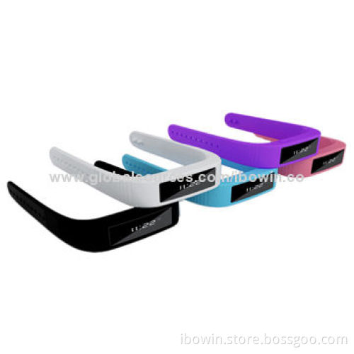 Bluetooth Bracelet with Two-button Operating System, Clock and Caller ID